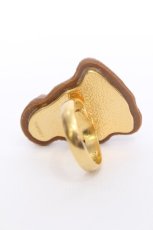 画像2: Q-pot. / チップシュガークッキーリング  ブラウン S-26-06-02-1002-QP-AC-HR-ZS (2)