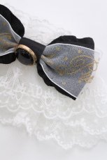画像3: Angelic Pretty / Princessロゴリボンお袖とめ  黒ｘグレー S-26-06-02-1030-AP-ZA-HR-ZS (3)