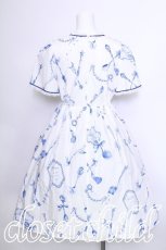 画像2: MILK / トワル・ド・ジュイ Dress  白ｘ青 S-26-06-03-033-ML-OP-AS-ZS (2)