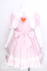 画像2: BABY,THE STARS SHINE BRIGHT / くみゃちゃんのHeart Sugar Decorationワンピース  ピンク S-26-06-03-035-BA-OP-AS-ZS (2)
