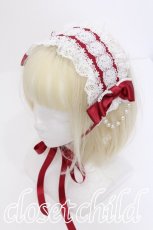 画像1: BABY,THE STARS SHINE BRIGHT / Pure Pearl bouquetヘッドドレス  エンジ S-26-06-03-006-BA-AC-HR-ZS (1)