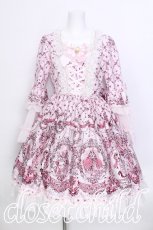 画像1: BABY,THE STARS SHINE BRIGHT / Cinderella きらめく魔法の舞踏会 柄ワンピース  ピンク S-26-06-03-037-BA-OP-AS-ZS (1)