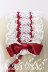 画像2: BABY,THE STARS SHINE BRIGHT / Pure Pearl bouquetヘッドドレス  エンジ S-26-06-03-006-BA-AC-HR-ZS (2)