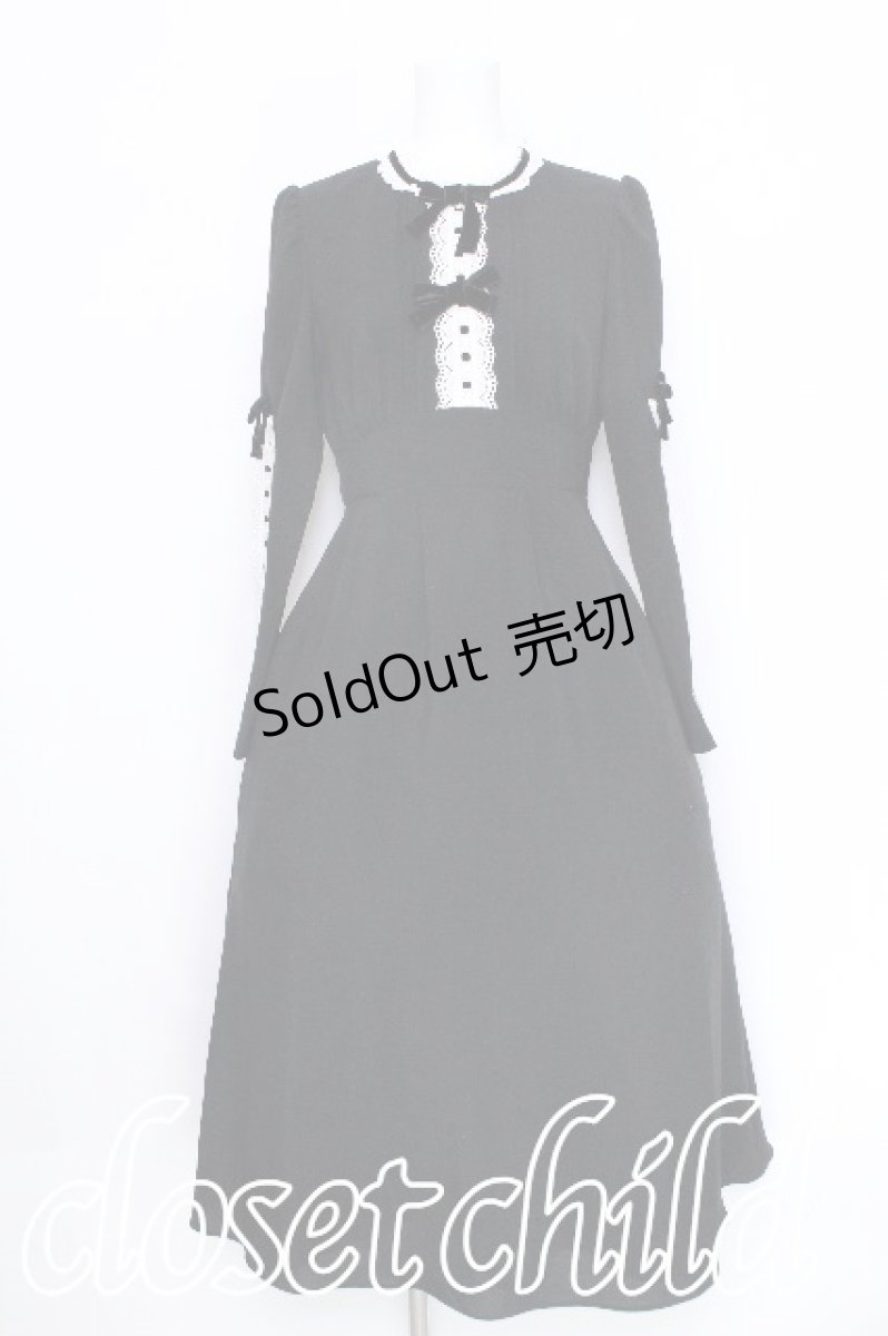 画像1: MILK / ウィドーDRESS  黒 S-26-06-03-049-ML-OP-AS-ZS (1)
