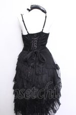 画像2: Drug Honey / チョーカー付きレースキャミワンピース  黒 S-26-06-03-1037-PU-TO-HR-ZS (2)