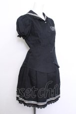 画像3: PUTUMAYO / セーラーセットアップ  黒ｘ白 S-26-06-03-1041-PT-OP-AS-ZS (3)