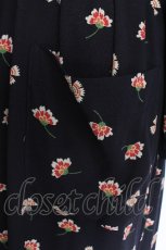 画像6: Jane Marple Dans Le Salon / Floating flowers afternoon dress ドレス  紺 S-26-06-03-1047-JM-OP-AS-ZS (6)