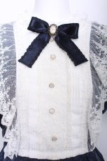 画像5: Pina sweetcollection / ローズジャガードワンピース  ブルー S-26-06-03-1049-LO-OP-HR-ZS (5)
