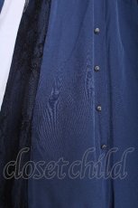 画像5: axes femme / レース切替シャツワンピース  ブルー S-26-06-03-1050-AX-OP-HR-ZS (5)