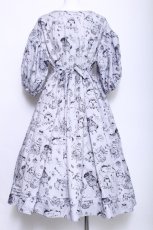 画像2: ATELIER　Ruby / 森の中のティーパーティーワンピース  サックス S-26-06-03-1051-GO-OP-AS-ZS (2)