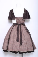 画像2: metamorphose / 乙女探偵ポケット付きジャンパースカート  ベージュ S-26-06-03-1053-ME-OP-AS-ZS (2)