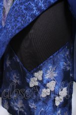 画像6: Qutie Frash / ラップ付き和柄バギーパンツ  青 S-26-06-03-1059-QU-PA-AS-ZS (6)