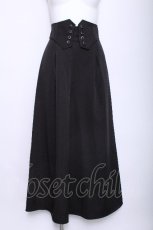 画像1: axes femme / 花刺繍入りワイドパンツ  黒 S-26-06-03-1060-AX-PA-HR-ZS (1)