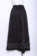 画像2: axes femme / 花刺繍入りワイドパンツ  黒 S-26-06-03-1060-AX-PA-HR-ZS (2)