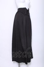 画像3: axes femme / 花刺繍入りワイドパンツ  黒 S-26-06-03-1060-AX-PA-HR-ZS (3)