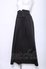 画像4: axes femme / 花刺繍入りワイドパンツ  黒 S-26-06-03-1060-AX-PA-HR-ZS (4)