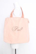 画像2: Fi.n.t / ロゴフリルハンドルトートバッグ  ピンク S-26-06-03-1002-CA-BG-HR-ZS (2)