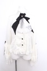 画像1: MARBLE / 別タイ付きクラシカルデコレーションブラウス  白 S-26-06-03-1023-GO-BL-HR-ZS (1)