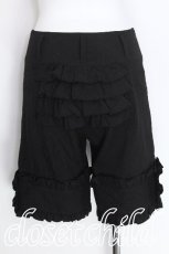 画像2: PEACE NOW / バックフリルパンツ  黒 S-26-06-03-058-PU-PA-HR-ZS (2)