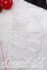 画像5: BABY,THE STARS SHINE BRIGHT / ゆらゆらいちごのHappy Berry Presentギンガムブラウス  白ｘ黒 S-26-06-03-012-BA-BL-AS-ZS (5)