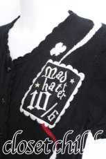 画像3: ALICE and the PIRATES / Mad Hatterカーディガン  黒 S-26-06-03-020-PA-TO-HR-ZS (3)