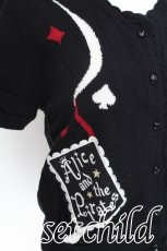 画像4: ALICE and the PIRATES / Mad Hatterカーディガン  黒 S-26-06-03-020-PA-TO-HR-ZS (4)