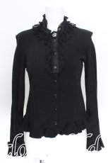 画像1: Angelic Pretty / クラシカルアレンジカットカーディガン  黒 S-26-06-03-024-AP-TO-HR-ZS (1)