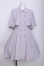 画像1: Rojita / サイドベルトケープライクワンピース  ピンク S-26-06-04-030-LO-OP-HR-ZS (1)