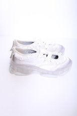 画像3: merry jenny / satin ribbon stitch sneaker M グレー S-26-06-04-004-LO-SH-HR-ZS (3)