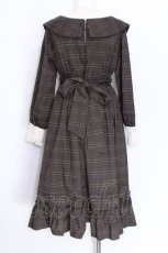 画像2: Amavel / Noble Eleganceミドル丈ワンピース  ブラウン S-26-06-04-039-CA-CO-AS-ZS (2)