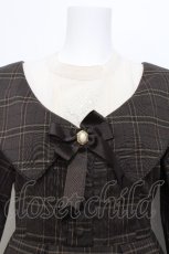 画像4: Amavel / Noble Eleganceミドル丈ワンピース  ブラウン S-26-06-04-039-CA-CO-AS-ZS (4)