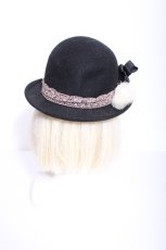 画像3: axes femme / コサージュ付き麦わらハット  ベージュ S-26-06-04-007-AX-AC-HR-ZS (3)