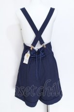 画像2: Amavel / サスペンダー付きショートパンツ  紺 S-26-06-04-057-CA-PA-AS-ZS (2)