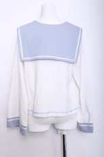画像3: Amavel / Marchenセーラーポンチョパーカー  サックス S-26-06-04-018-CA-TO-AS-ZS (3)