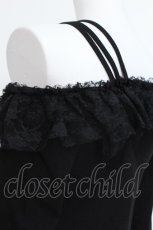 画像4: MR / レースカットソー  黒 S-26-06-05-022-PU-TO-AS-ZS (4)