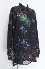 画像2: NieR Clothing / 転写シャツ  黒 S-26-06-05-024-PU-BL-AS-ZS (2)