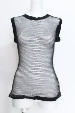 画像1: SEXY DYNAMITE LONDON / メッシュカットソー  黒 S-26-06-05-026-PU-TO-HR-ZS (1)