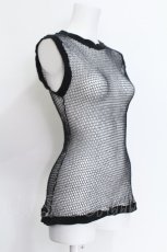 画像2: SEXY DYNAMITE LONDON / メッシュカットソー  黒 S-26-06-05-026-PU-TO-HR-ZS (2)
