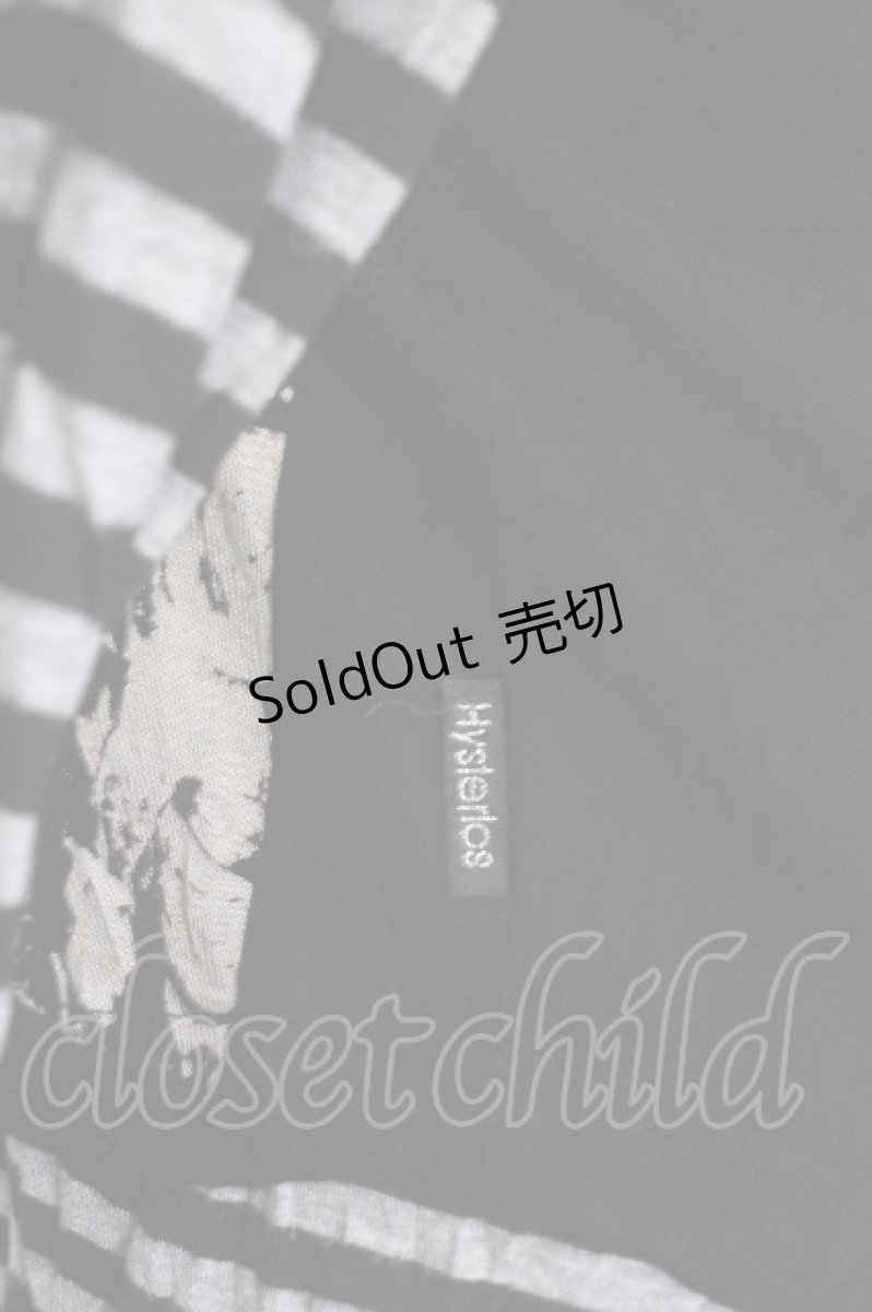 画像4: HYSTERIC GLAMOUR / ボーダー切替プリントカットソー  黒 S-26-06-05-038-PU-TO-HR-ZS (4)