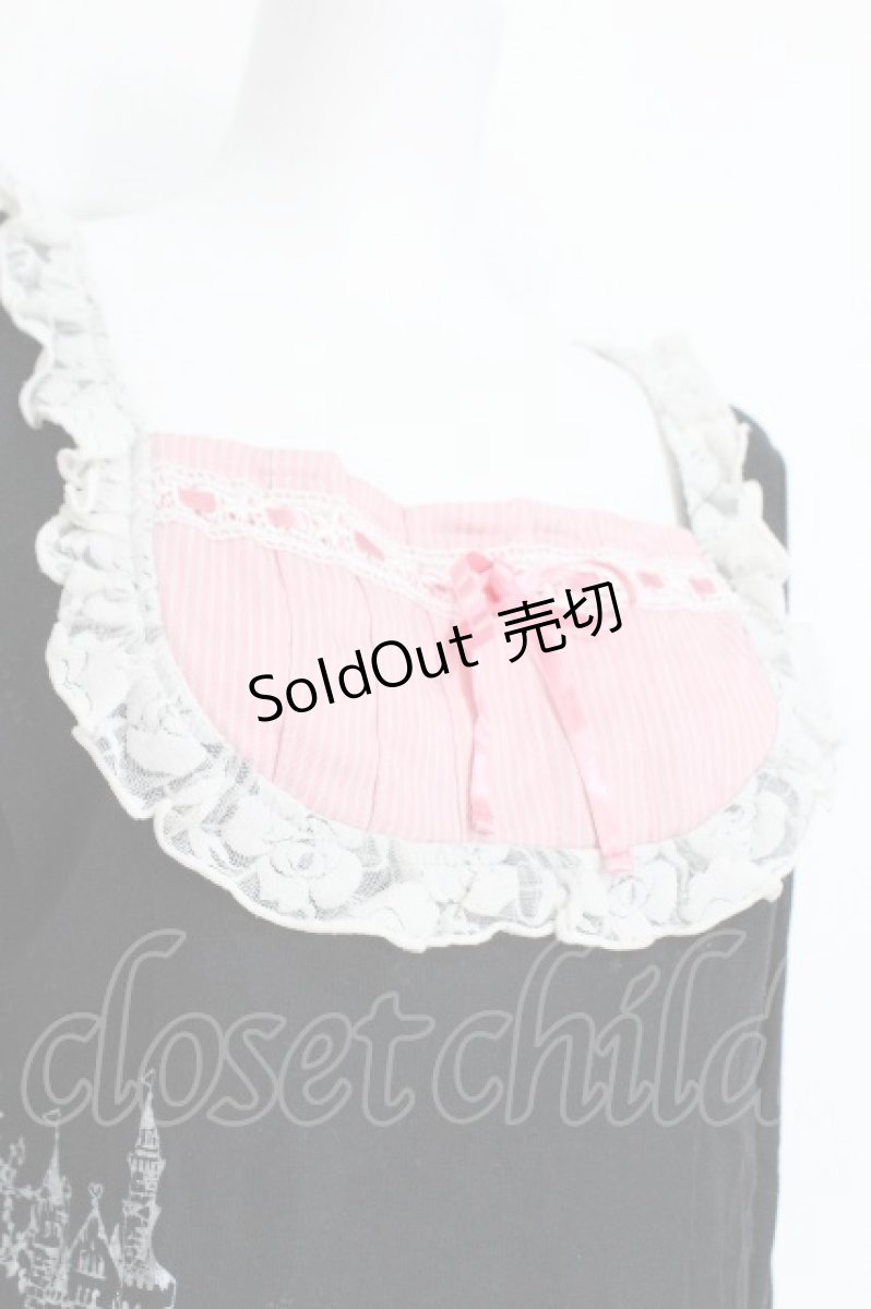 画像6: FRILL / ヨーク切替カットソー  黒ｘピンクｘオフ S-26-06-05-039-HN-TO-HR-ZS (6)