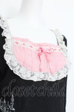 画像6: FRILL / ヨーク切替カットソー  黒ｘピンクｘオフ S-26-06-05-039-HN-TO-HR-ZS (6)