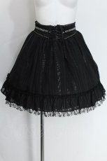 画像1: axes femme / ラメシフォンスカート  黒 S-26-06-05-058-AX-SK-AS-ZS (1)