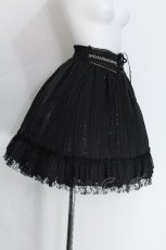 画像2: axes femme / ラメシフォンスカート  黒 S-26-06-05-058-AX-SK-AS-ZS (2)