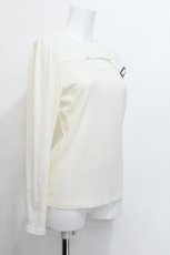 画像2: axes femme / ベルトディティールトップス  オフ S-26-06-05-007-AX-TO-AS-ZS (2)