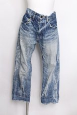 画像1: CIVARIZE / ブリーチクロップドデニムパンツ 42 ブルー S-26-06-05-061-PU-PA-AS-ZS (1)