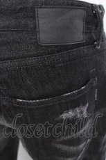 画像4: CIVARIZE / スパンコールリメイク加工スキニーデニムパンツ 42 ブラックデニム S-26-06-05-063-PU-PA-AS-ZS (4)