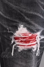 画像5: CIVARIZE / スパンコールリメイク加工スキニーデニムパンツ 42 ブラックデニム S-26-06-05-063-PU-PA-AS-ZS (5)