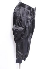 画像2: CIVARIZE / Meteorサテンサルエルカーゴパンツ 44 黒 S-26-06-05-064-PU-PA-AS-ZS (2)