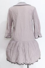 画像3: RNA / スカルシャツワンピース  ピンクベージュ S-26-06-05-016-PU-BL-HR-ZS (3)