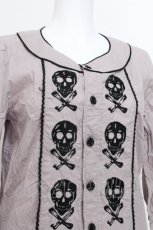 画像4: RNA / スカルシャツワンピース  ピンクベージュ S-26-06-05-016-PU-BL-HR-ZS (4)